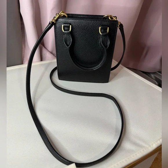 Tory Burch Black Blake Mini Shopper Crossbody Bag